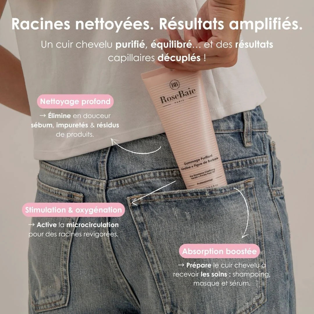 Gommage purifiant Figue de Barbarie & Kératine – Sébo-régulation & Hydratation