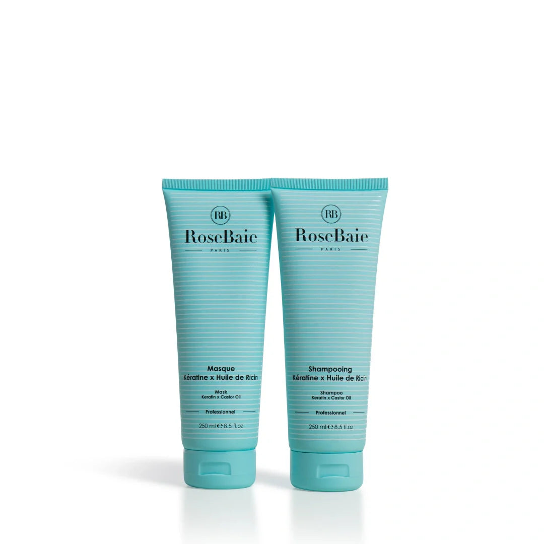 Routine Duo Ricin & Kératine - Pousse & Légèreté pour Cheveux Fins