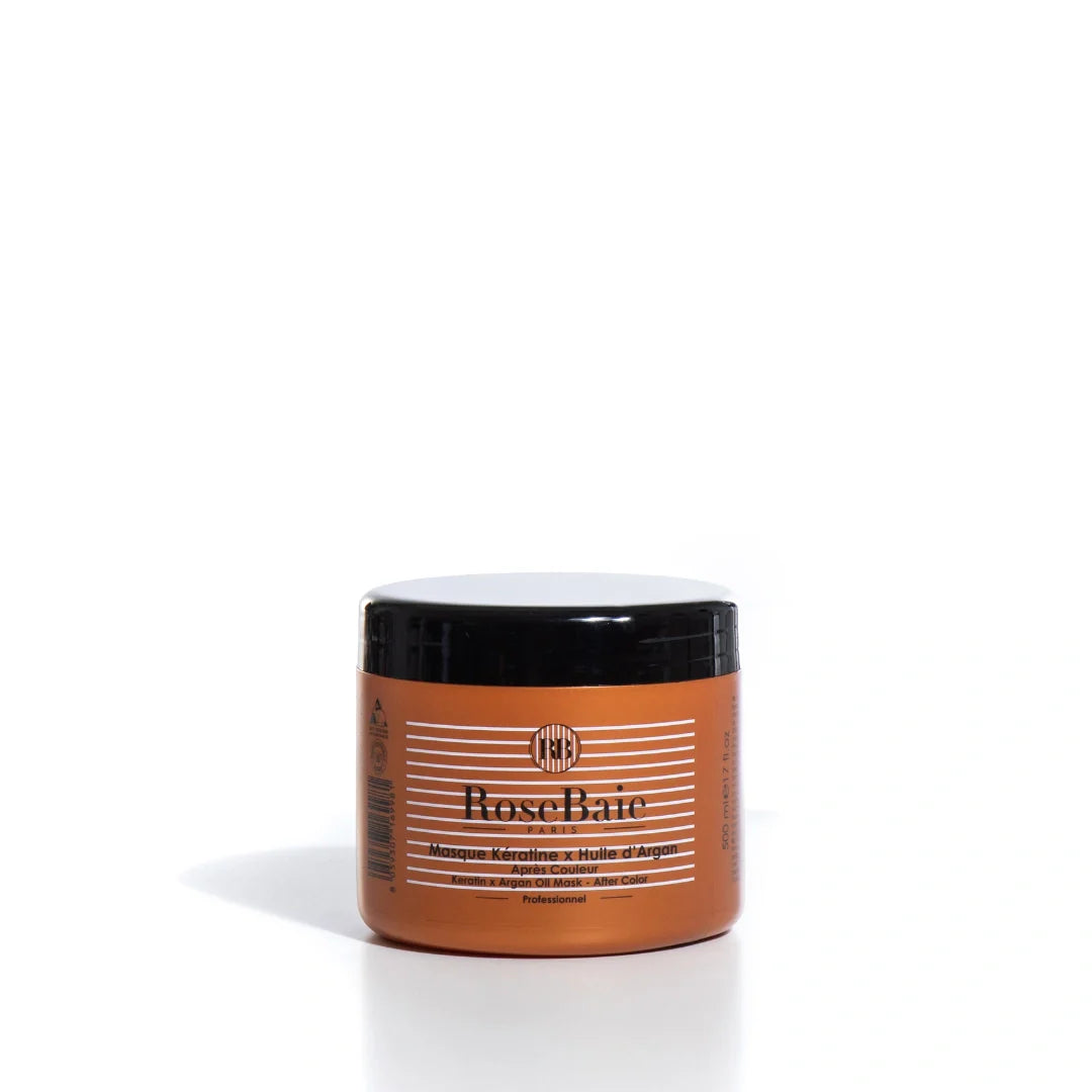 Masque Argan & Kératine  - Protection des cheveux colorés et méchés, antioxydant