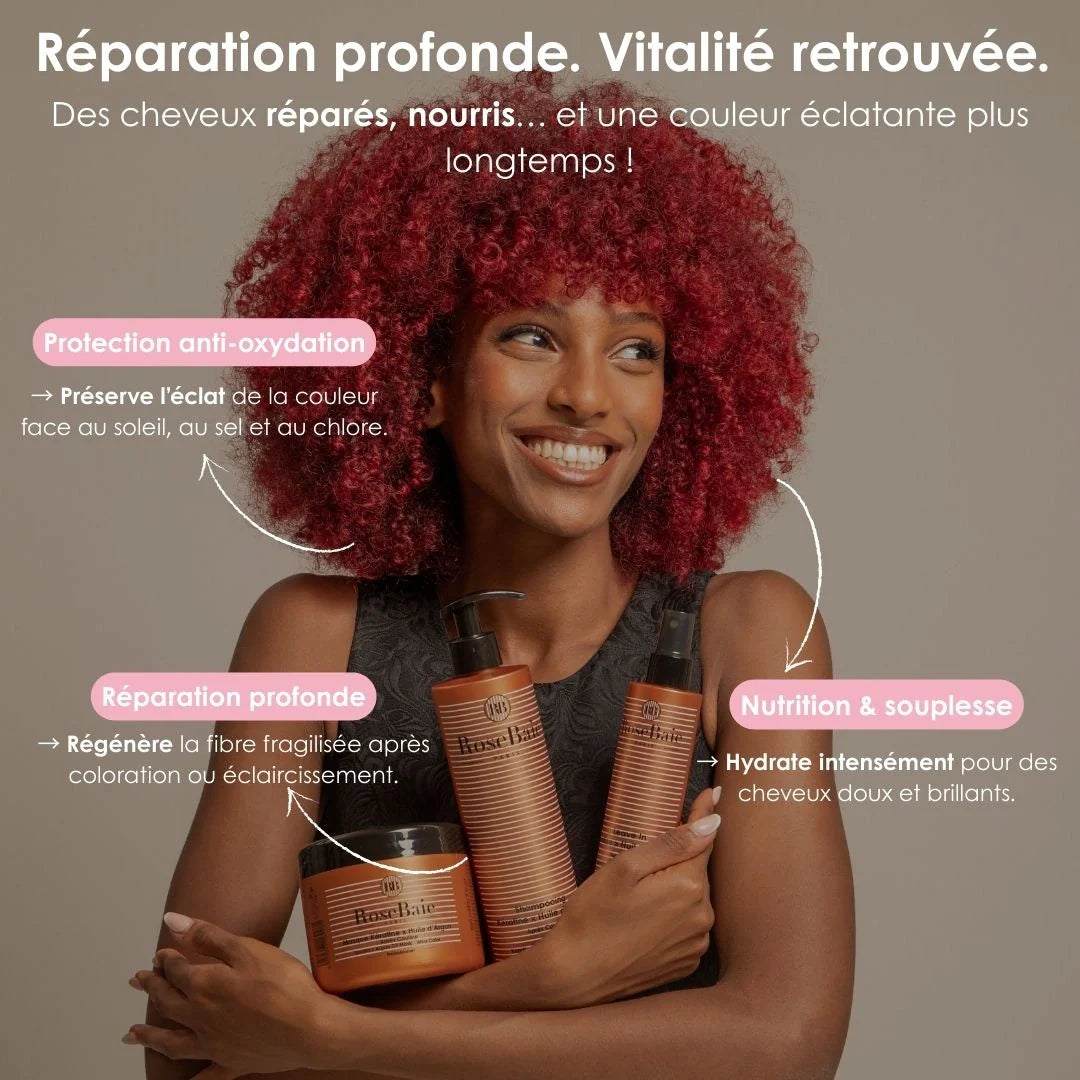 Masque Argan & Kératine  - Protection des cheveux colorés et méchés, antioxydant