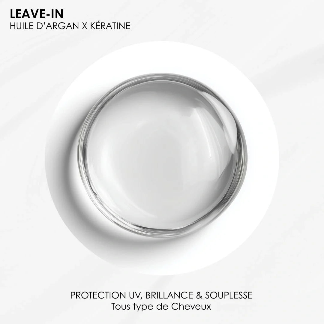 Leave in Argan & Kératine  - Protection des cheveux colorés et méchés, antioxydant