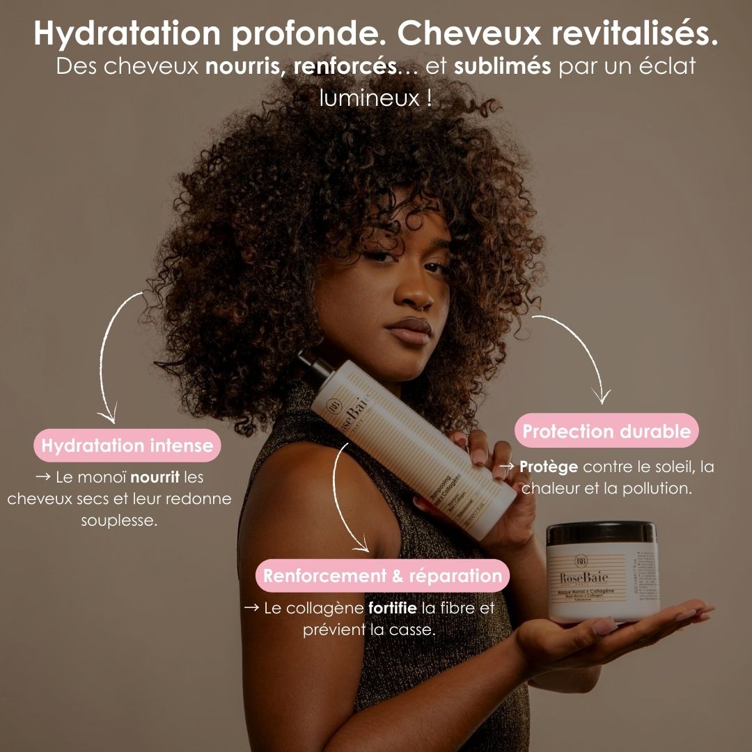 Routine duo Monoï & Collagène – Protection & Revitalisation