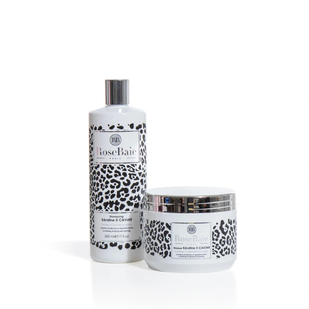 Routine Premium duo Caviar & Kératine - Anti-âge, réparation intense