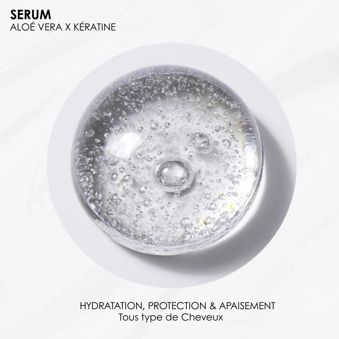 Sérum Aloe vera & Kératine – Purification & Hydratation