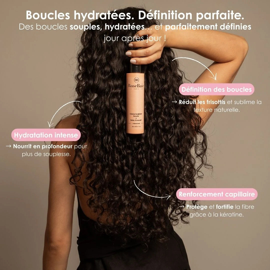 Routine trio spécial cheveux Bouclés - Hydratation & Définition