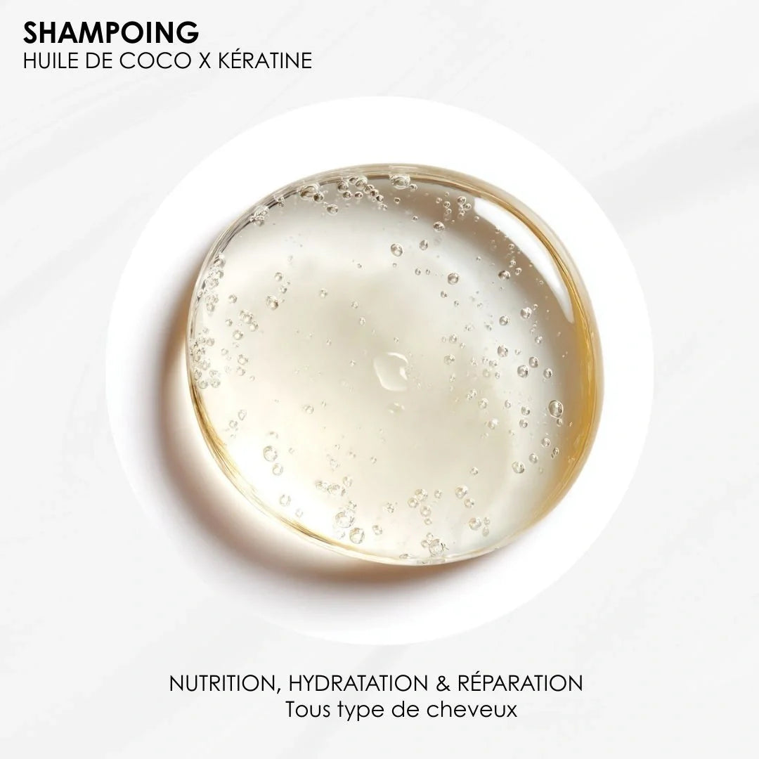 Duo shampoings Coco & kératine - Nutrition & Hydratation