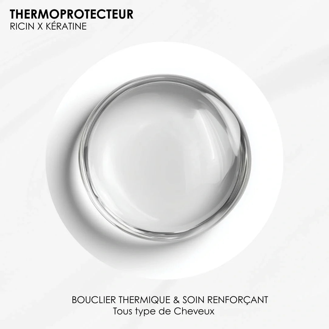 Thermoprotecteur Ricin & Kératine – Pousse & Hydratation